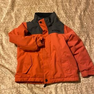 Burton toddler classic snow jacket with removable hood unisex